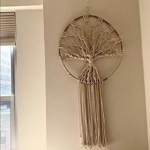 Macrame Dream Catcher Wall Decor